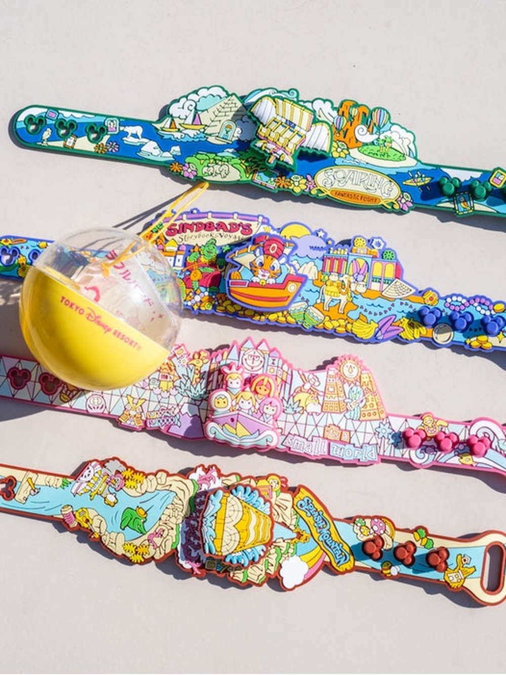 Tokyo Disney color bands 4-Pack
